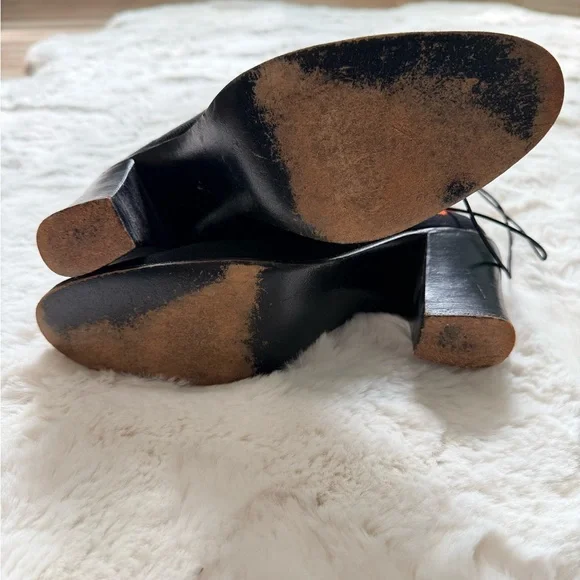 💫STUNNING RARE 60s 70s Enosis Greece Jerry Edouard Embroidered Black Gogo Boots - Picture 8 of 15